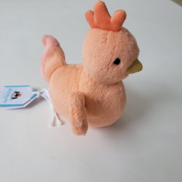Jellycat Fluffy Chicken - perfect condition, Spring Plush Stuffed Animal, new - Picture 10 of 14